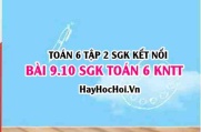 Bài 9.10 SGK Toán 6 tập 2 Kết nối tri thức
